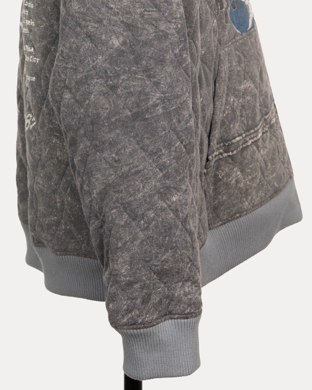 Quilted Vintage Mixed Hoodie