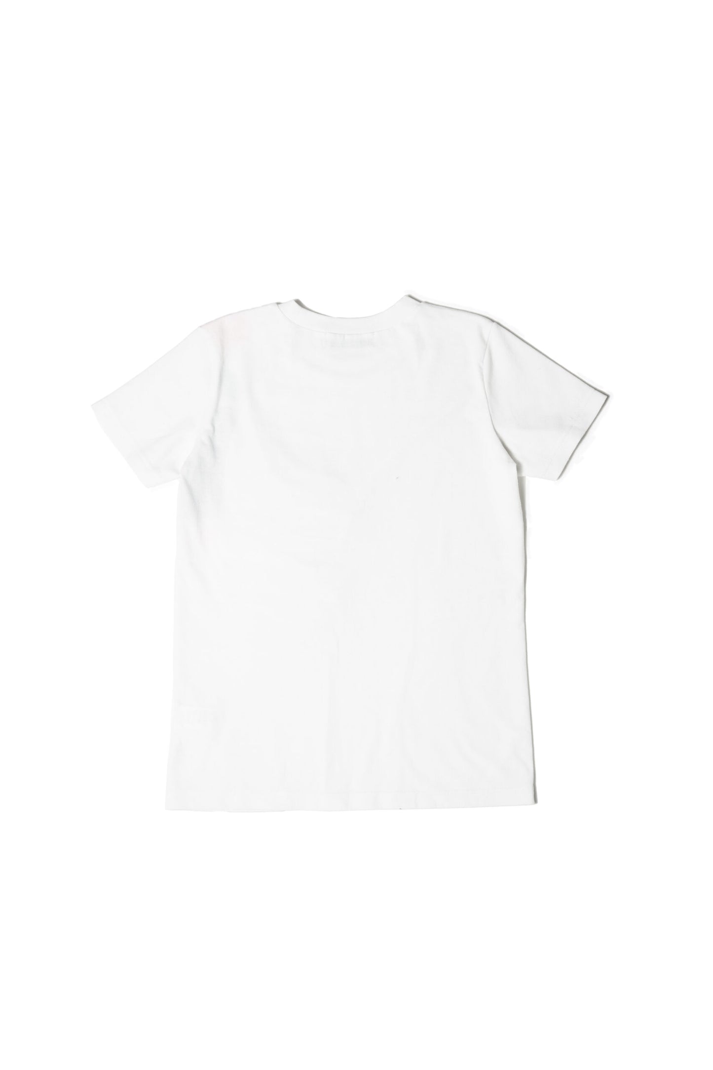 Cotton Gather T-Shirt / White Multi
