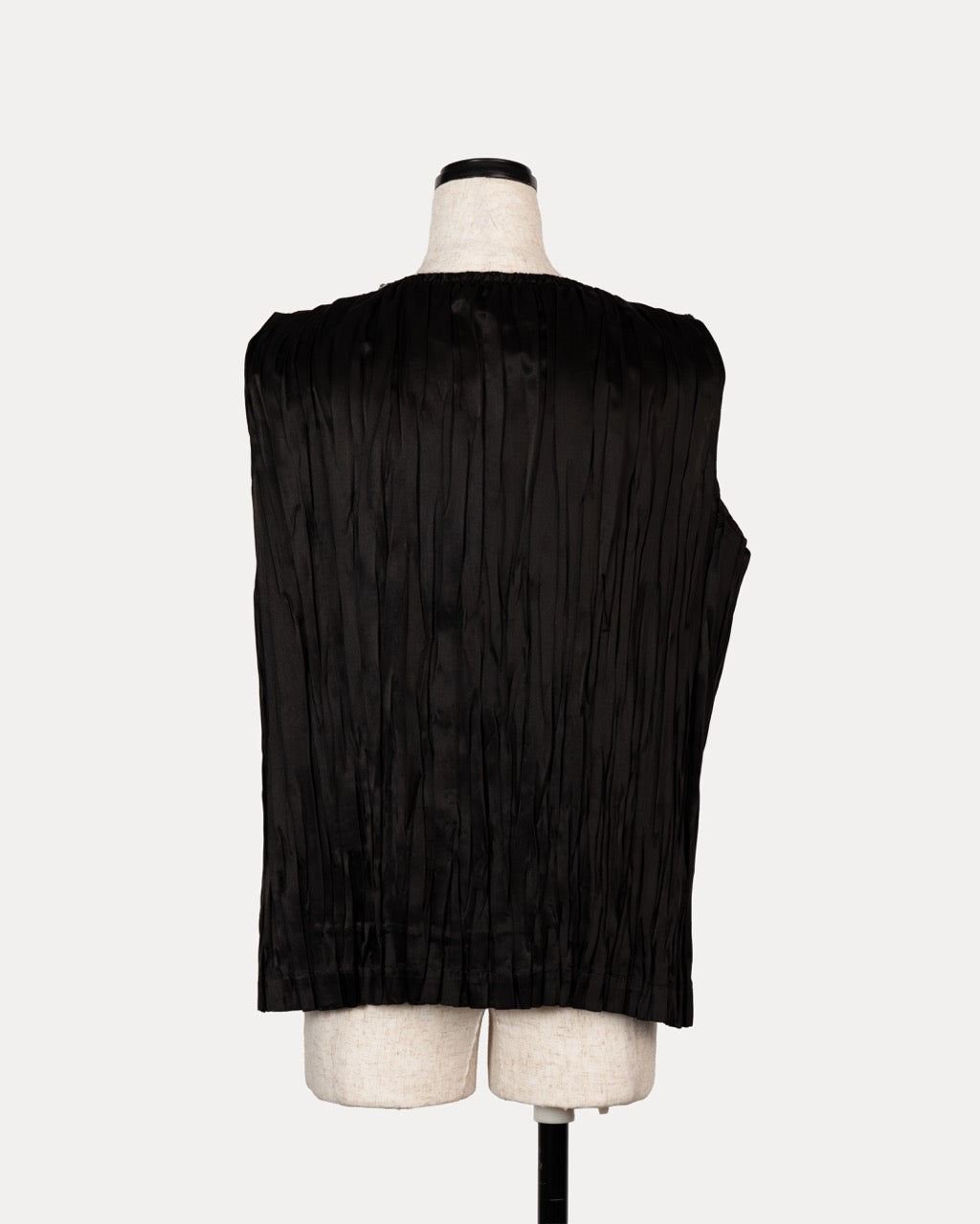 "pleated" Vintage Scarf Pullover
