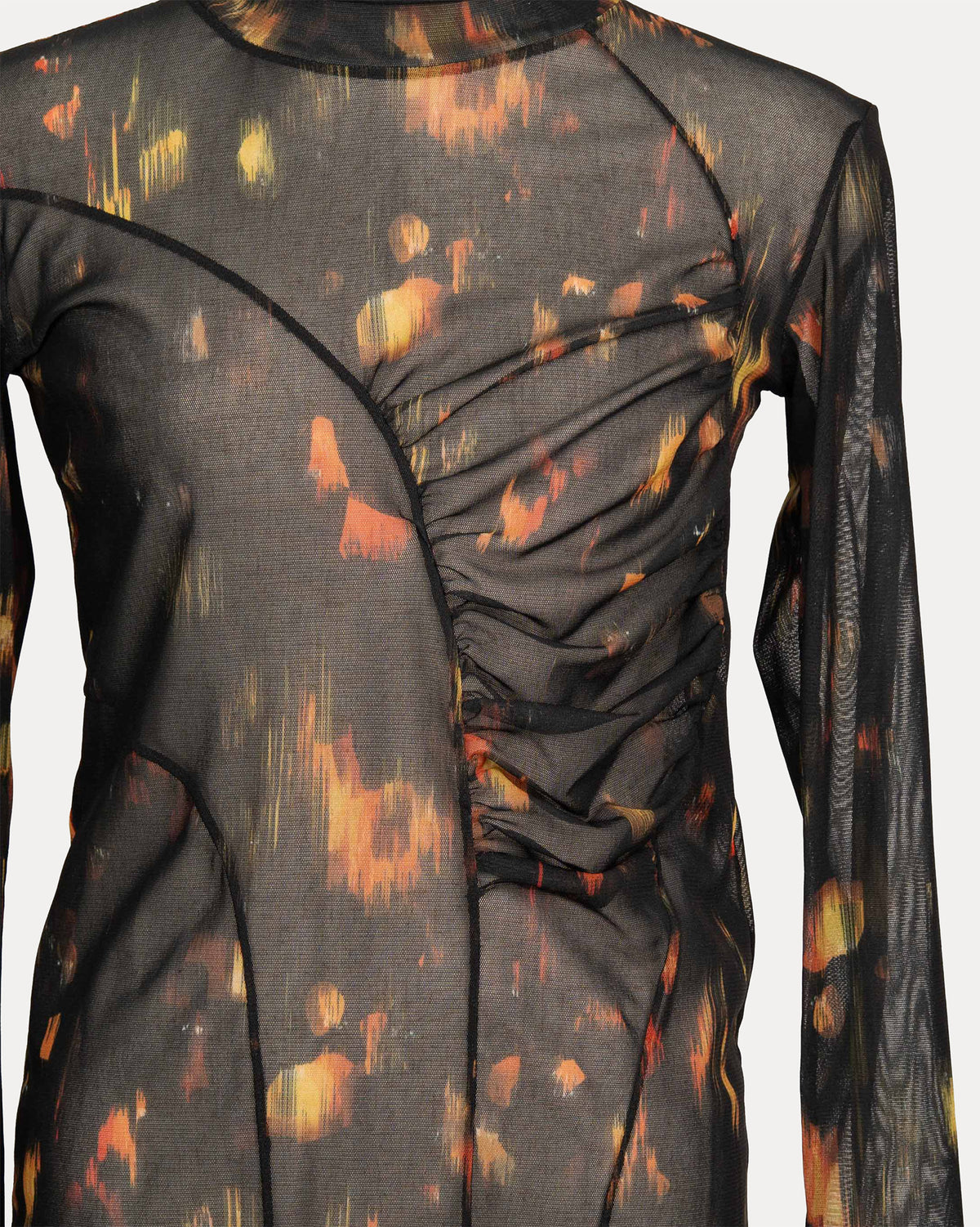 Printed Knit Pullover