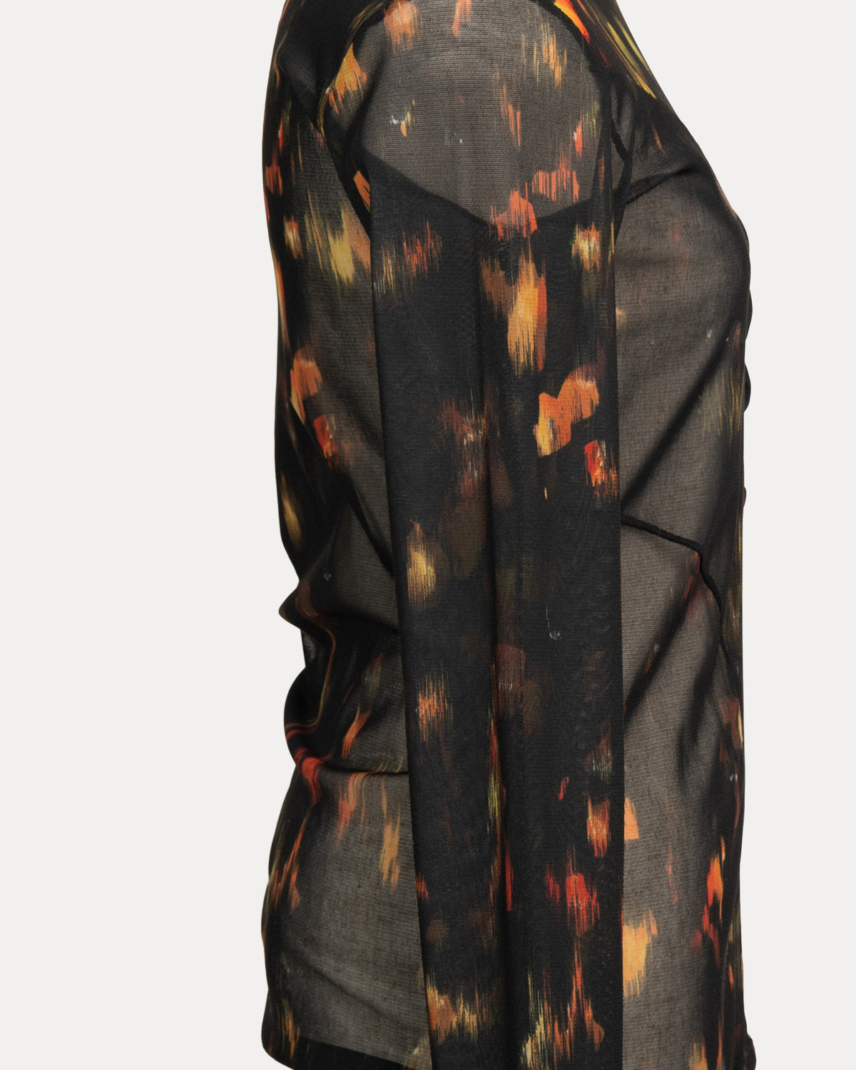 Printed Knit Pullover