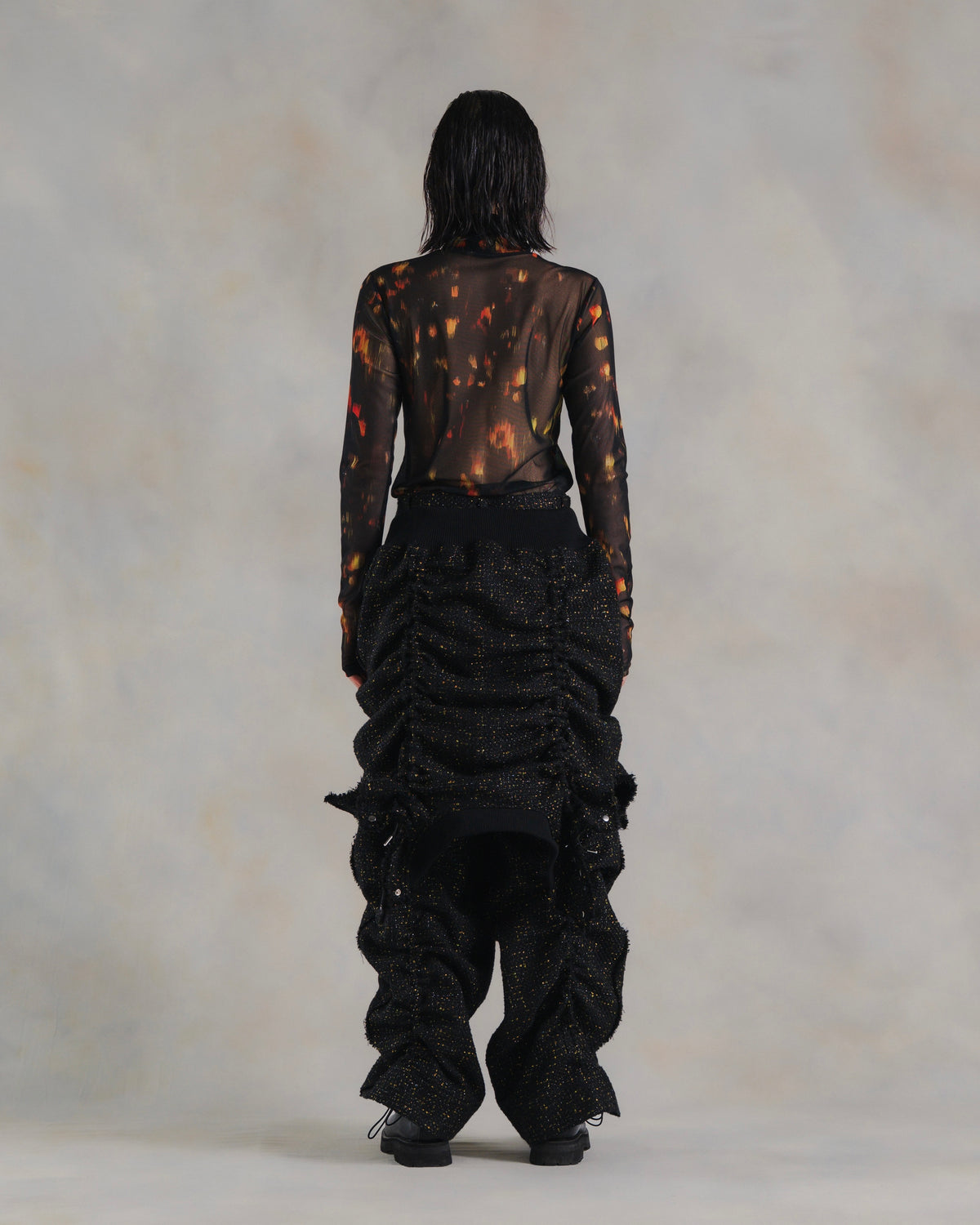 Printed Knit Pullover