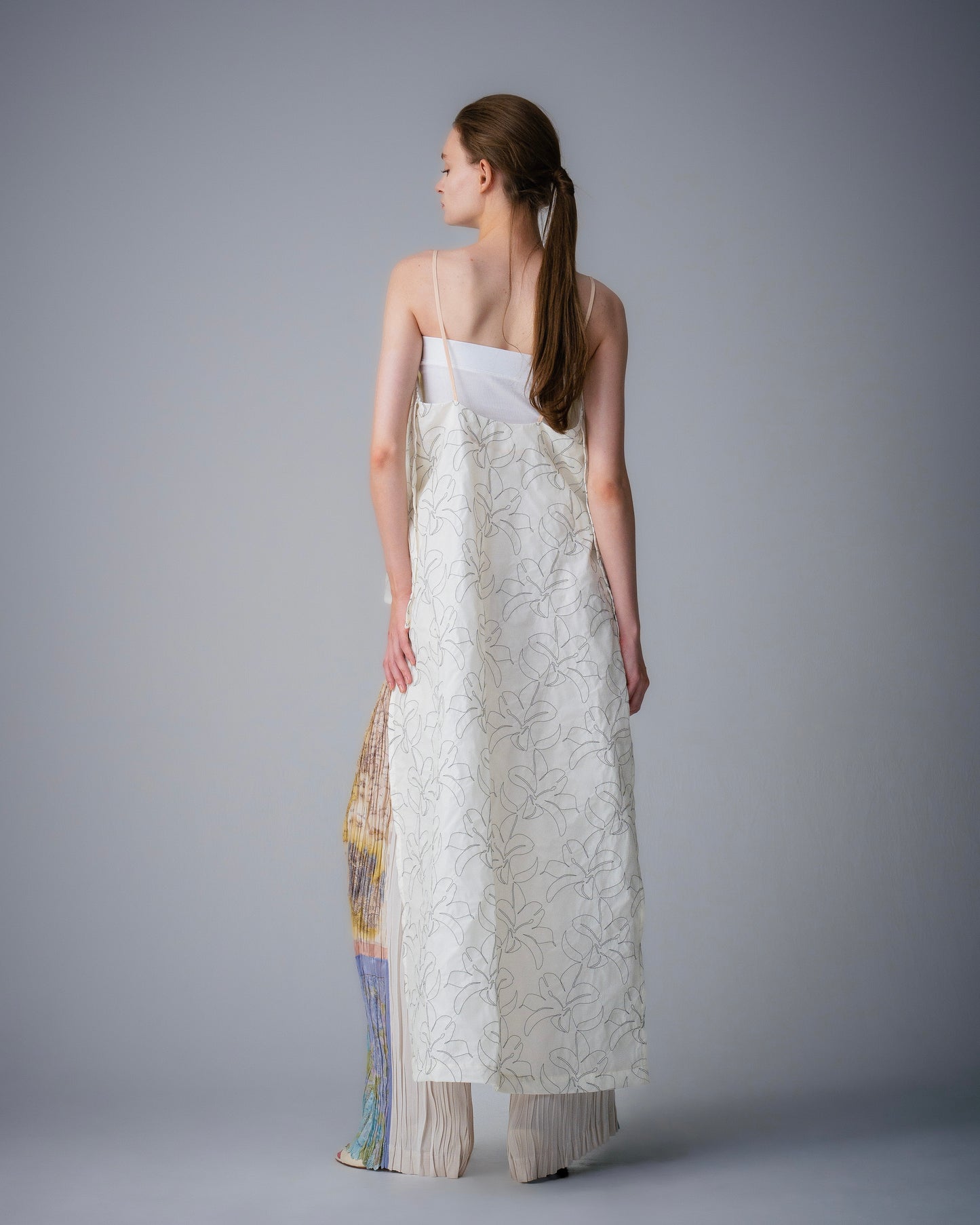 Floral Embroidery Camisole Dress