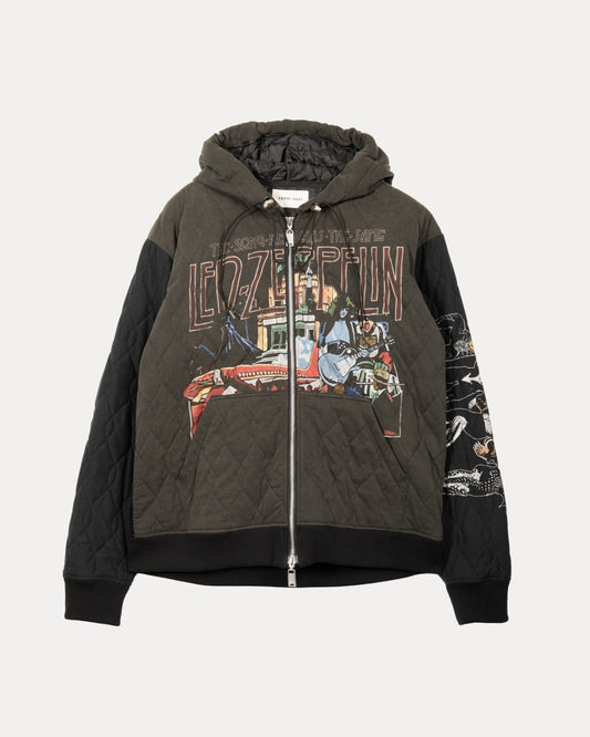 Quilted Vintage Mixed Hoodie