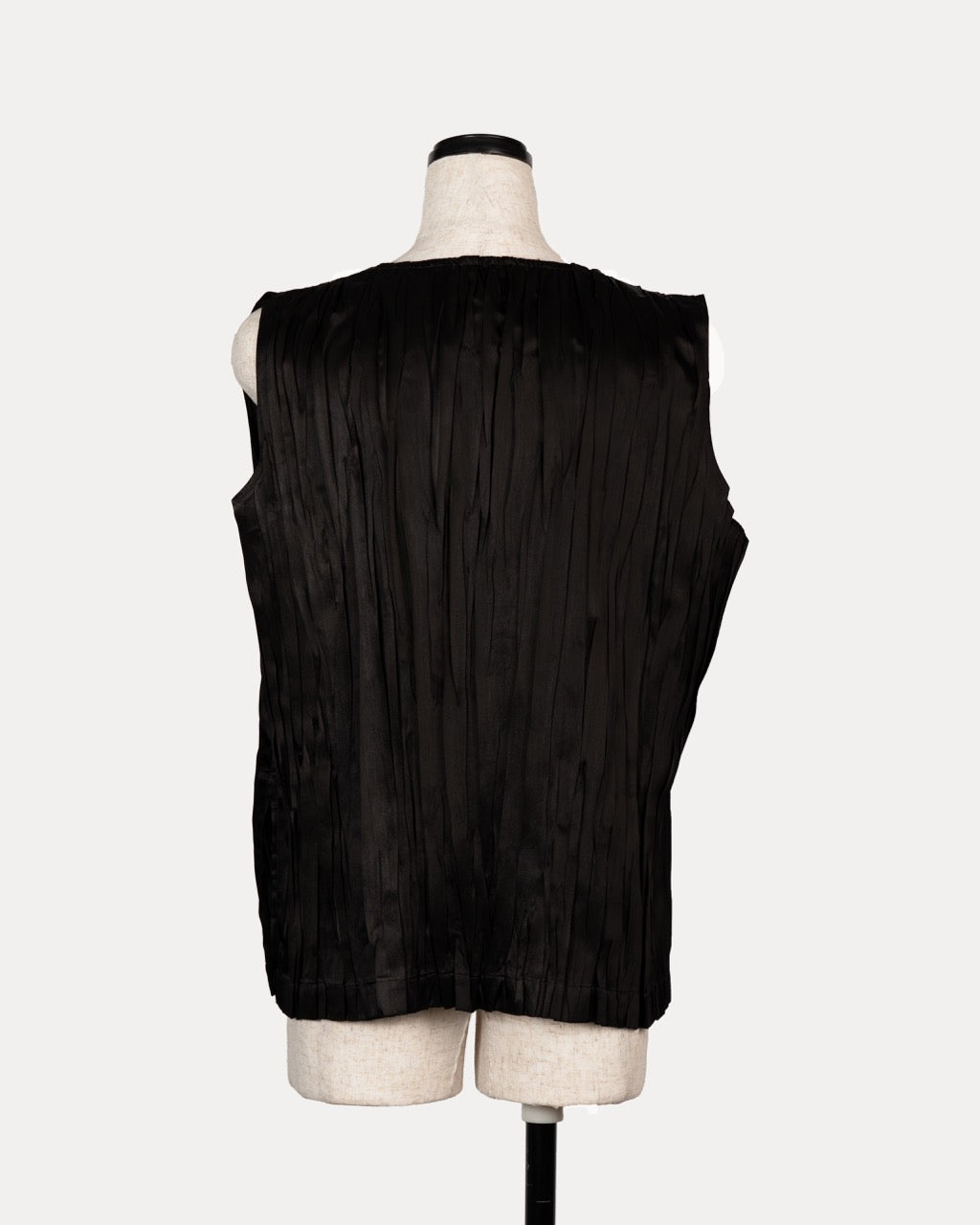 "pleated" Vintage Scarf Pullover