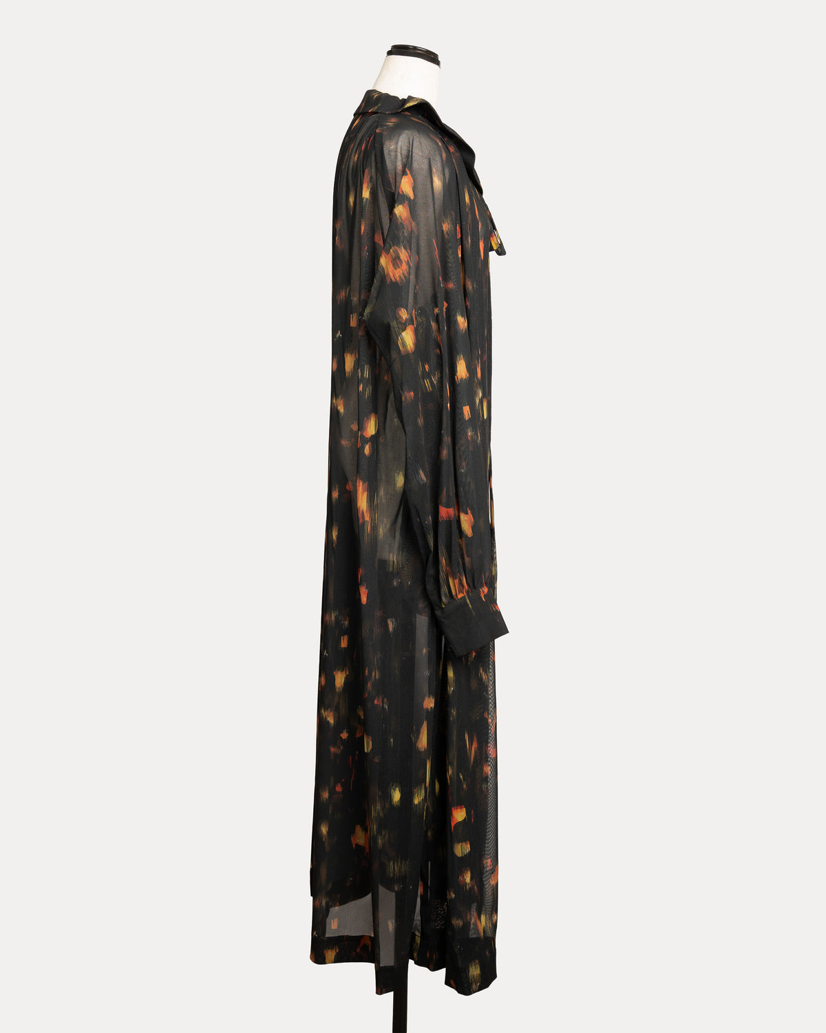 Printed Knit Coat