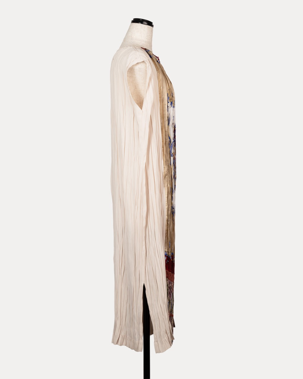 ”pleated” Vintage Scarf Dress