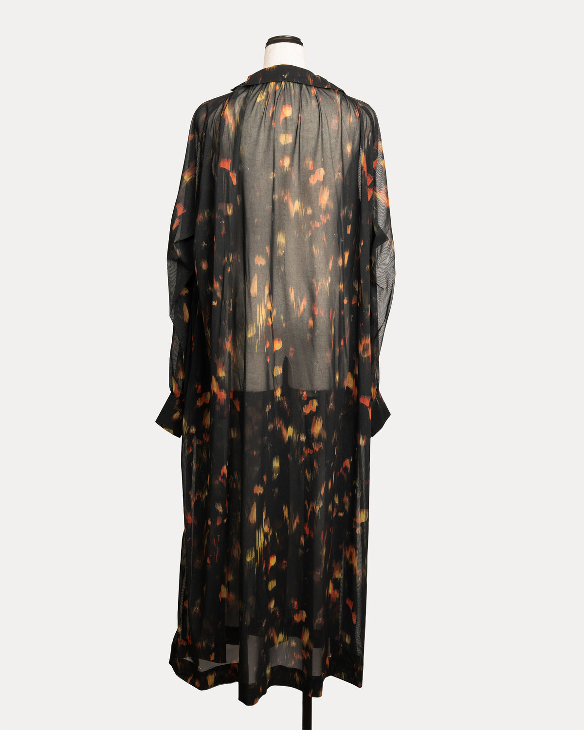 Printed Knit Coat