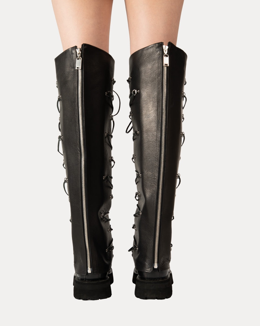Leather Boa Boot Covers
