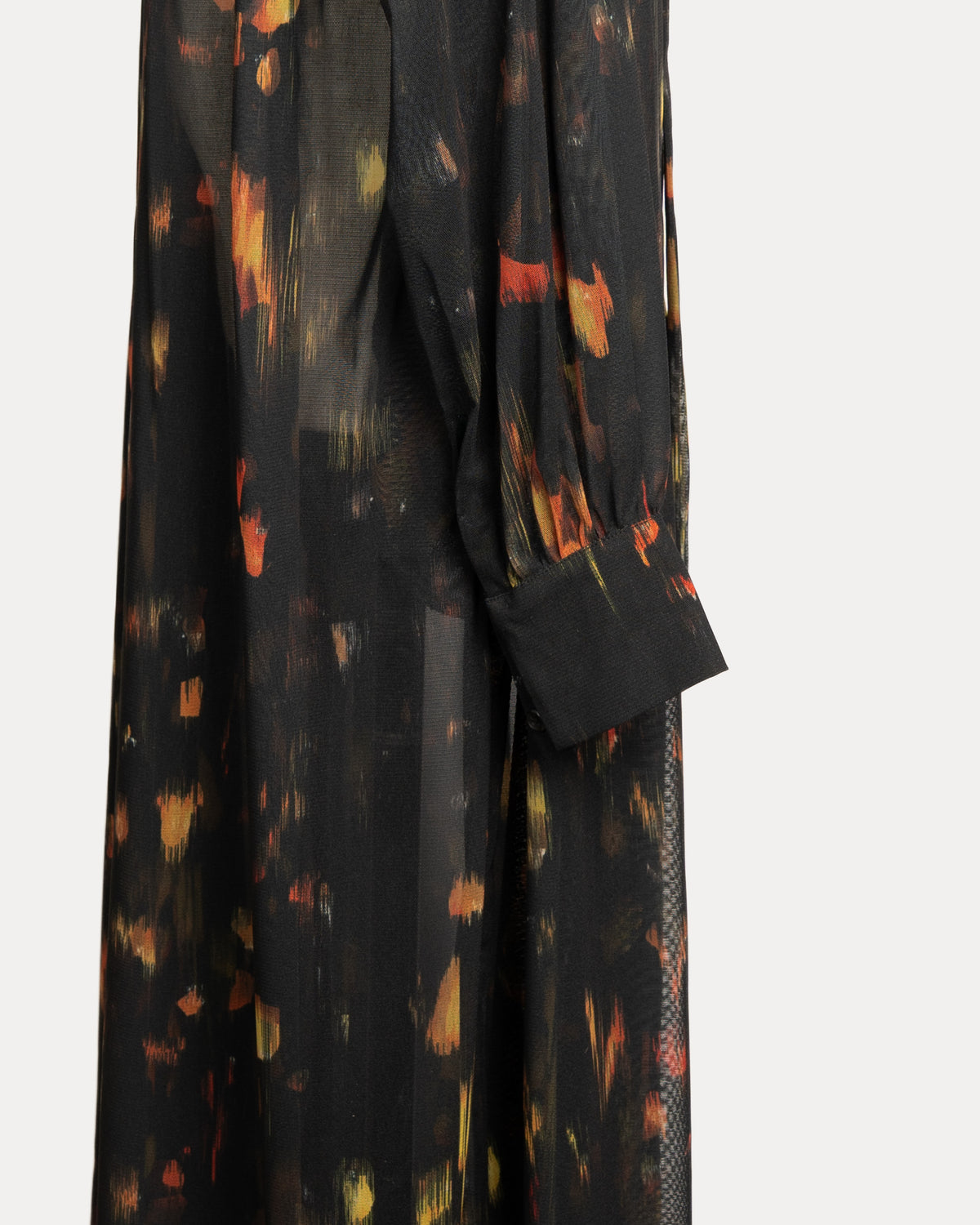 Printed Knit Coat
