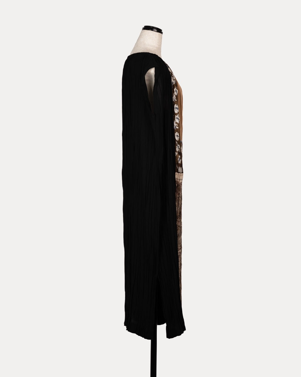 ”pleated” Vintage Scarf Dress