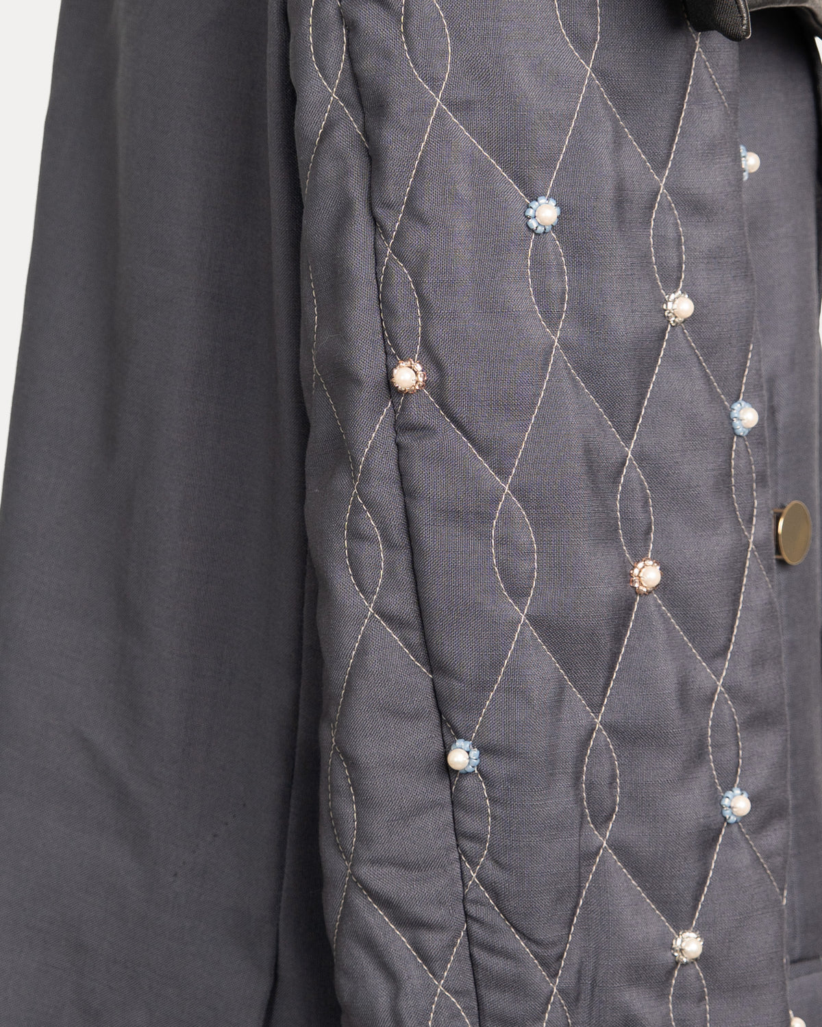 Leather Hooded ONE Jacket