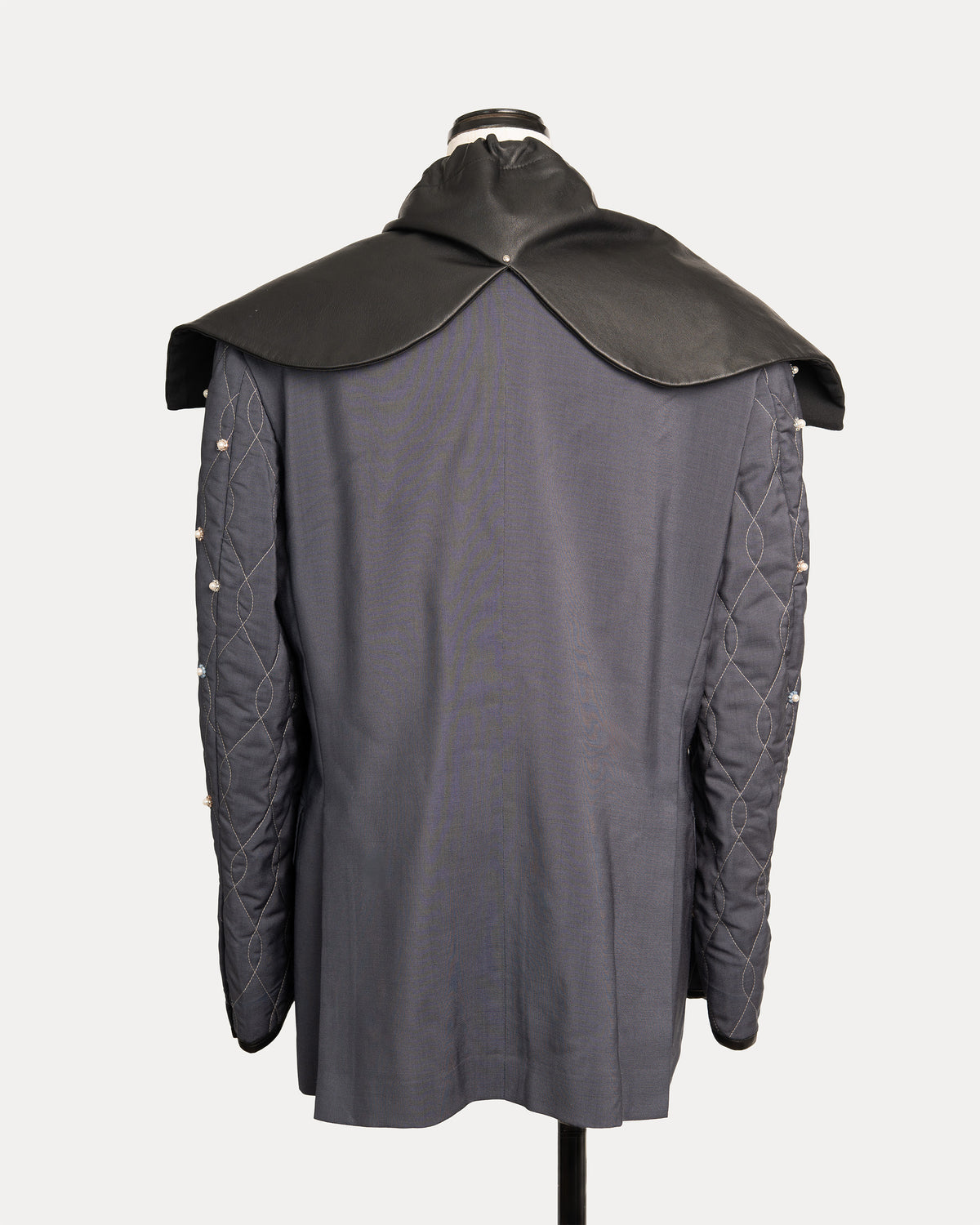 Leather Hooded ONE Jacket