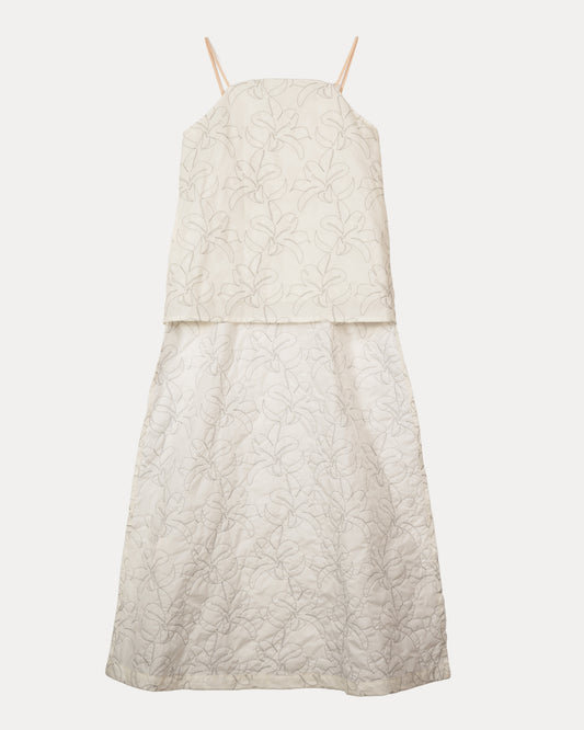 Floral Embroidery Camisole Dress