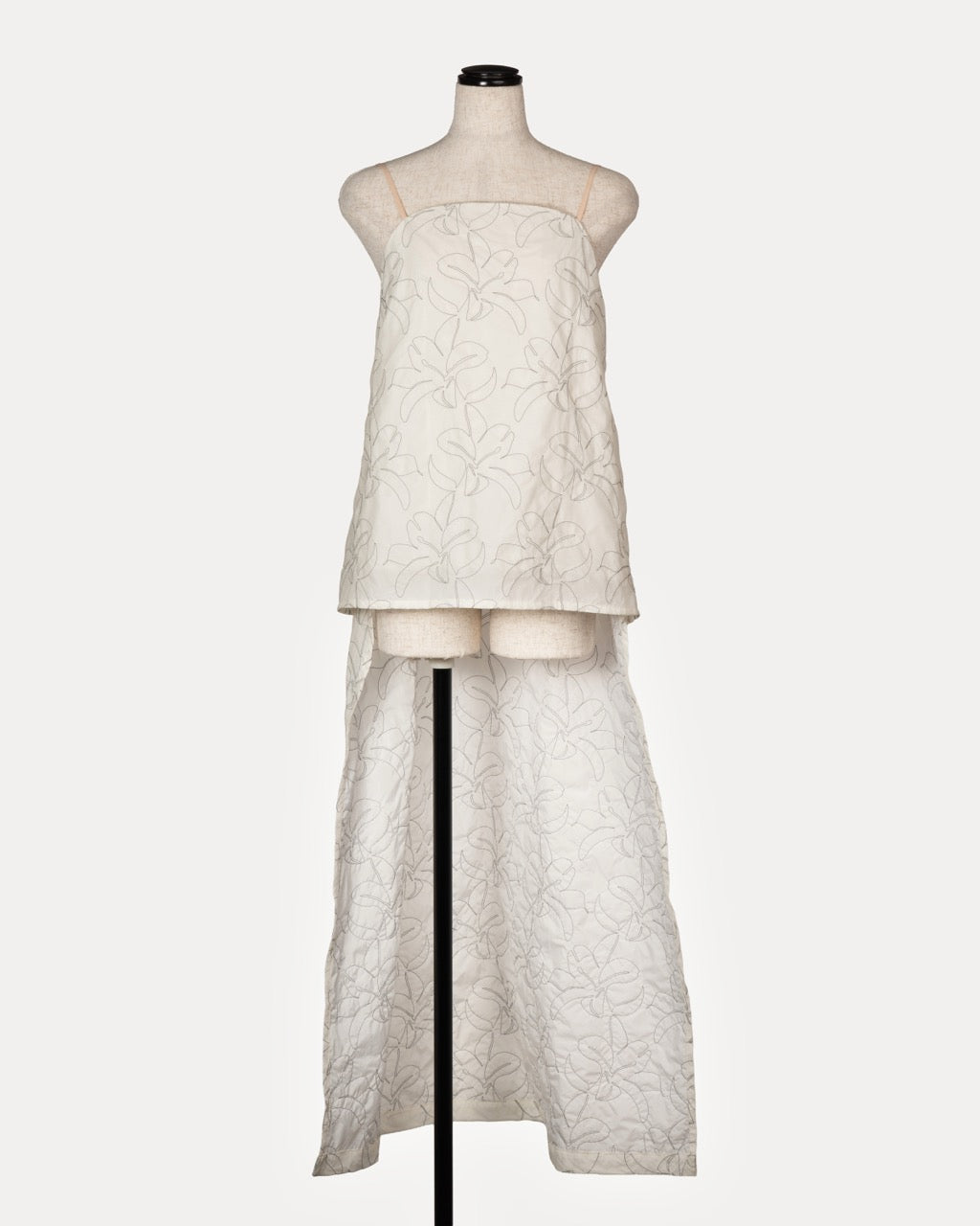 Floral Embroidery Camisole Dress