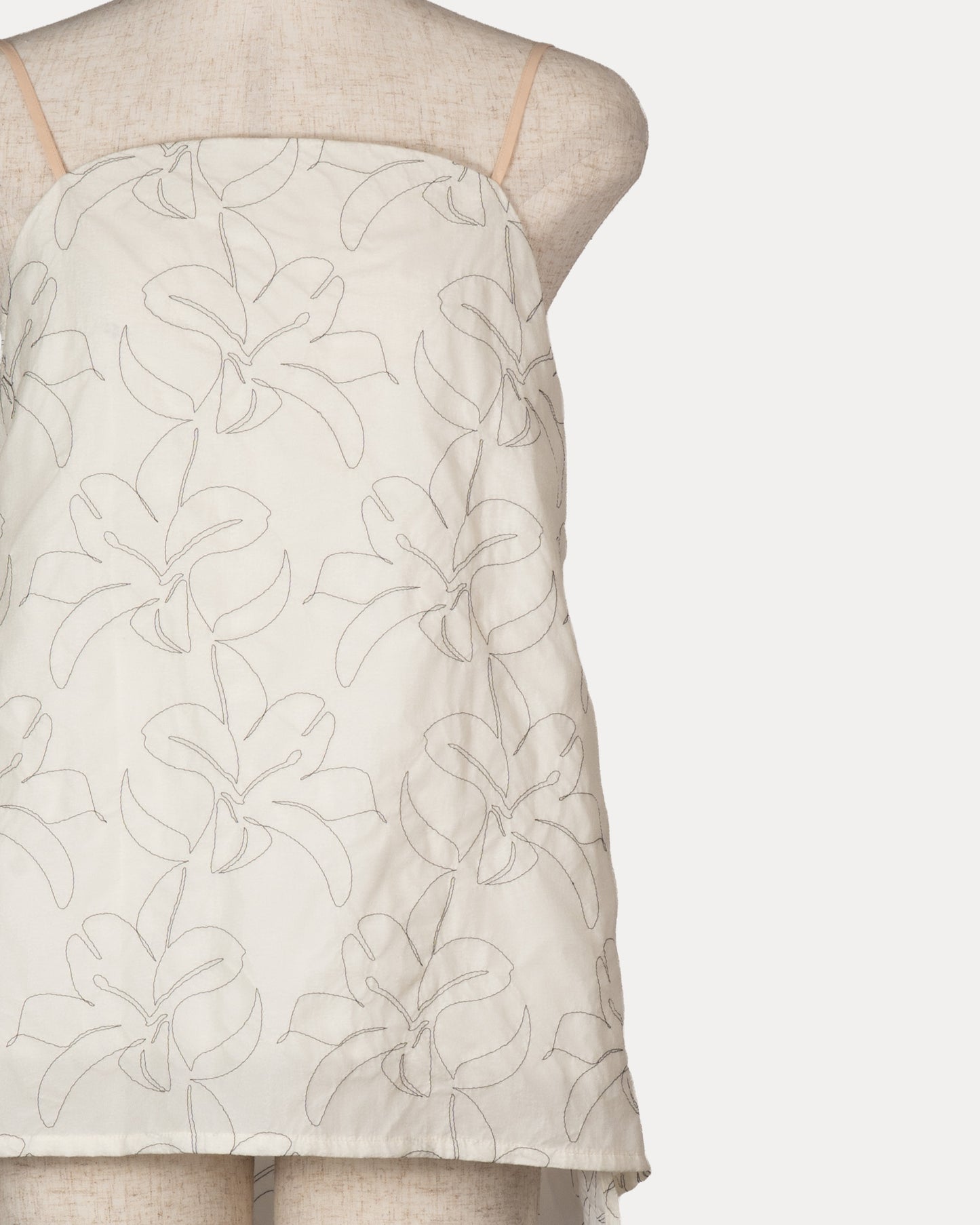 Floral Embroidery Camisole Dress