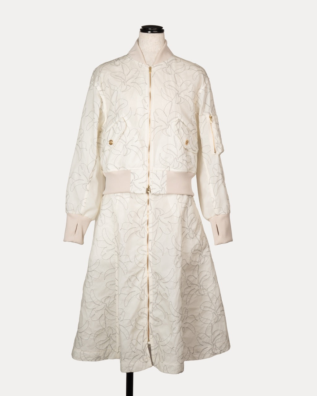 Floral Embroidery Two-Piece Set